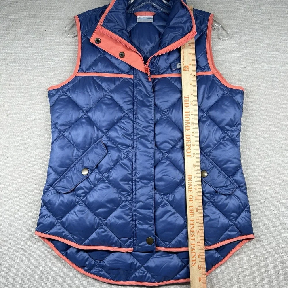 Columbia PFG Vest Womens SM Quilted Puffer Harborside Sleeveless Outdoor Hiking